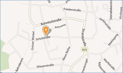 Anfahrtsskizze zu unserem Ferienhaus